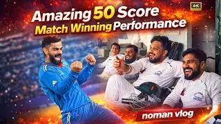 Amazing 50 Score | Match Winning Performance 🔥 | Noman Vlog | Full Highlights 