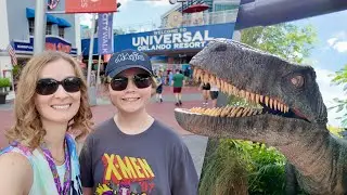 Universal Studios and IOA in AUGUST -  RARE Raptor Encounter, Crowds & Weather Delay