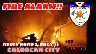 Pumper Prince responded 10-70 @ abby rd.2 bgy.73 Caloocan City.1/15/26 @ 1:40am. 1st. Alarm resident