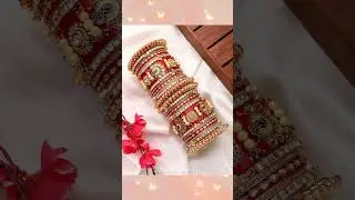 Beautiful Chura set #viralvideo #bridal #churaset #bangles #latestcollection #youtubeshorts