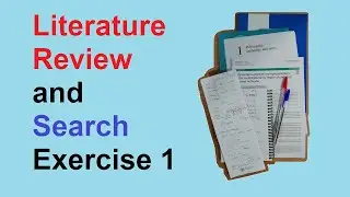 Literature Review and Search Exercise 1