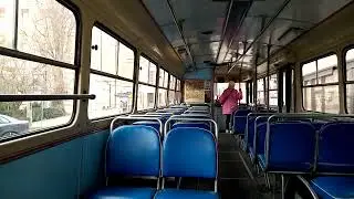(Arriva City) Jízda nostalgickým trolejbusem Škoda 9Tr HT28 na výjim. služební jízdě kvůli opravě.