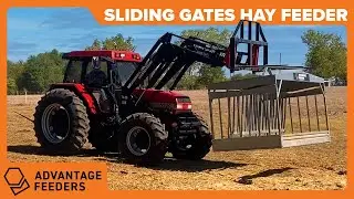 Advantage Feeders - кормушка для сена с раздвижными воротами 🚜