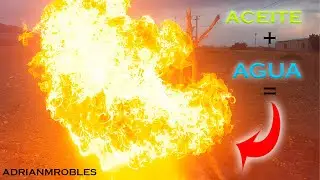 ACEITE caliente + AGUA | MALA IDEA🔥💦💥💥