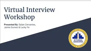 Actuarial Interview Workshop