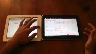 Galaxy Note 10.1 vs nuovo iPad 3 video conronto by HDblog