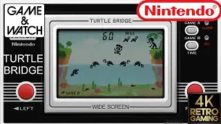 Turtle Bridge Game & Watch 4k Gameplay