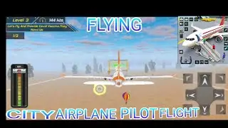 City Airplane Pilot Flight Flying - Games Levels 1 to 6