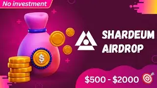 Shardeum Huge Airdrop 💰$500 - $2000 potential. No investment needed. FULL TUTORIAL