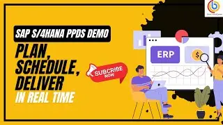 SAP S/4HANA PPDS Demo | Real-Time Planning & Scheduling in SAP