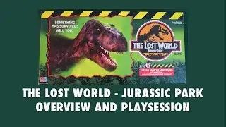 The Lost World: Jurassic Park Board Game - Overview and Playsession