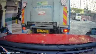 車CAM直擊 - 呢位貨車司機壓力大咗少少呀？的士都係輕輕呠呠溫提，唔駛咁大反應喎