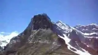 view from tanzboden of gimmelwald and murren