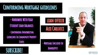 Conforming Underwriting Guidelines On Conventional Loans