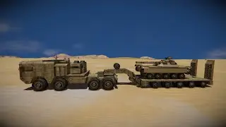 Space Engineers Ep 61 MAN KAT1 8x8 Semi Truck and Tank Trailer