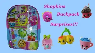 HUGE Shopkins Backpack Surprise!!!