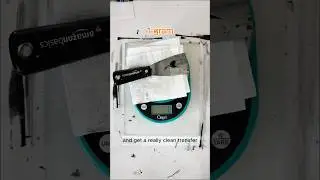 Here's a tip to help get a clear IMAGE TRANSFER with your GEL PLATE #shorts #gelplate #arttips
