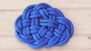 How To Make A Decorative Jury Mast Knot Mat With Paracord
