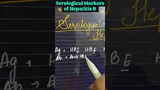 Serological Markers of Hepatitis B Made easy✨#neet #subscribe #neetpg #fyp #education #ytshorts