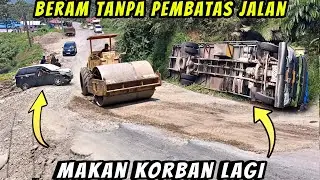 Minim Pembatas Jalan..❗Beram Jalan Makan Korban Lagi Di Batu Jomba