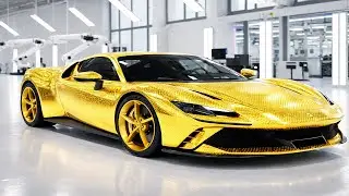 Building a 24k Gold Ferrari Daytona SP3: V12 & Carbon Chassis