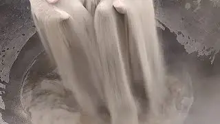 PURE SAND WATER POURING + PASTE PLAY ASMR