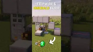 Minecraft Easiest Tripwire & Emerald Farm 1.21 Tutorial! #shorts #minecraft