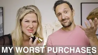 According to him... He rates my worst fragrance purchases! 😅