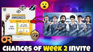 PMWI Week 2 Slot For India 🤯 Godl Chances For 2nd Slot