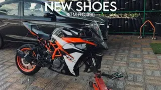 Got myself a new tyre | KTM RC 390
