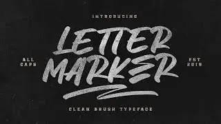 Letter Marker Font Free Download