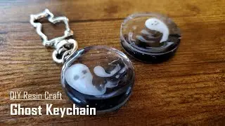 Ghost Keychain | DIY Resin Craft