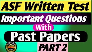 ✅ ASF Written Test 2025 | Pakistan Studies MCQs | ASI & Corporal Test Preparation | Repeated Ques. 🔥