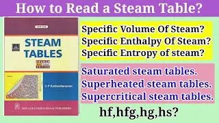 Steam Table || How To Use Steam Table || How To Read Steam Tables || Steam Table Hindi ||Raj Poudel 