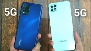 Naroz 30 5G vs Samsung A22 5G - Speed Test, RAM, Camera, Display, Speaker, Battery, Fingerprint!