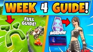 Fortnite GRUMPY GREENS & WEEK 4 CHALLENGES GUIDE! TNTina Trial in Battle Royale Season 2