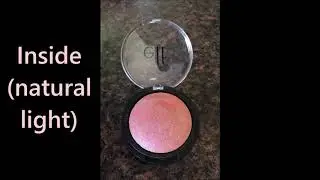e.l.f. Baked Blush - Passion Pink - Swatches