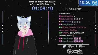 【Just Chatting】✦ Last Stream of 2021~  New Year 2022 Countdown!  ~ q≧▽≦q
