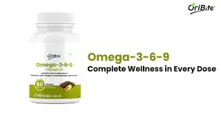 Oribite Omega 3-6-9 Flaxseed Oil 1000mg &ndash; Triple Omega Fatty Acids Supplement
