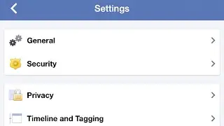 Facebook for iPhone: Account Settings