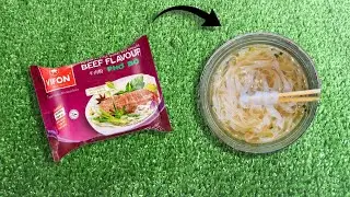 Satisfying ASMR VIFON &ldquo;BEEF FLAVOUR&rdquo; PHỞ B&Ograve; Noodles Review