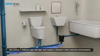 Building sanitary facilities/ Drainage and ventilation systems/Black check valve & vent drain
