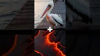 Mind Blowing Birds + Liquids Fusion Nature's Colorful Transformation! #birds #animals #shorts