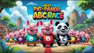 The Great Pig-Panda ABC Race | Nursery Rhymes & Kids Songs &ndash; Description
