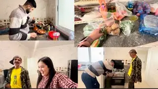 هشام وبابا كيوجدو لكم أحسن طاجين 😍🥘،وعمتي غتجي عندنا 🫀😌