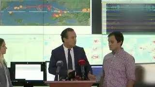 Kandilli Rasathanesi'ndeki basın toplantısı sırasında deprem oldu, sirenler &ccedil;aldı