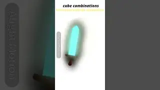 Cube combinations forsaken's blade animation #music #gaming #instrumental #alightmotionroblox