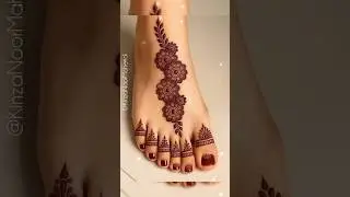 Beautiful feet Henna Mahendi designs #mehndi #leg #shorts #viral​ #newmahendi #henna