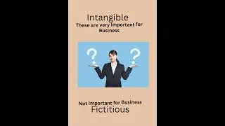 Difference between Intangible assets and Fictitious assets