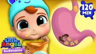 Pentingnya Makan Sayur dan Buah | Little Angel | Kartun dan Lagu Anak | Moonbug Kids Indonesia
